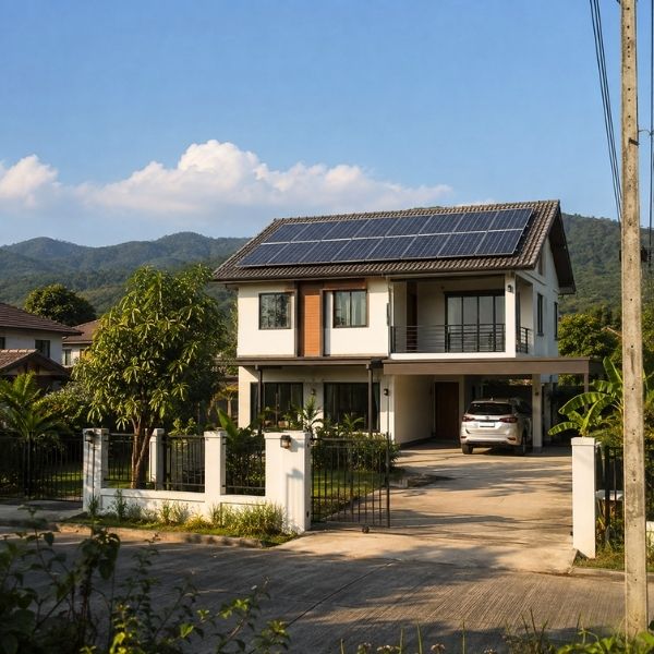 แผงโซลาร์เซลล์บนหลังคา SolarWorks #11