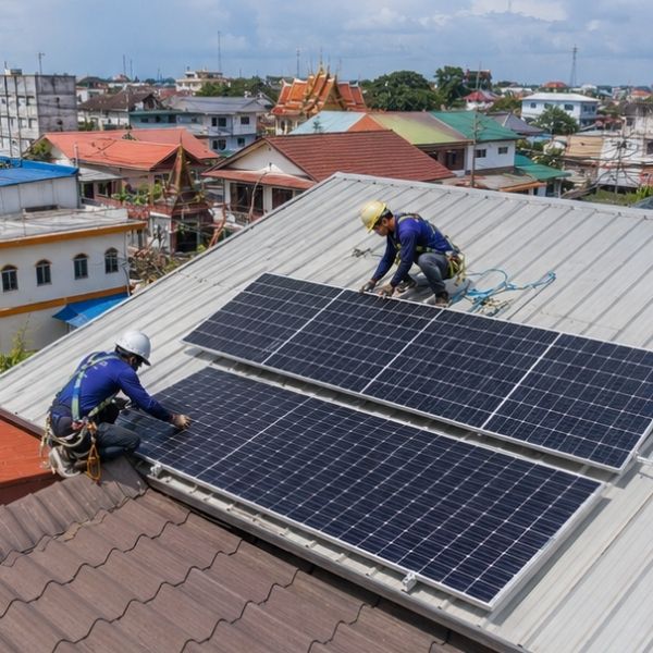 ติดตั้งโซลาร์รูฟท็อป หลังคาเมทัลชีท SolarWorks #39