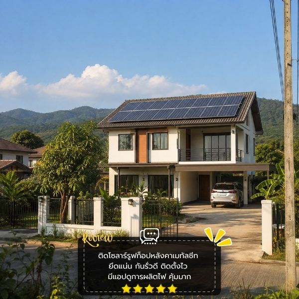 ผลงานติดตั้งโซลาร์เซลล์ SolarWorks #55