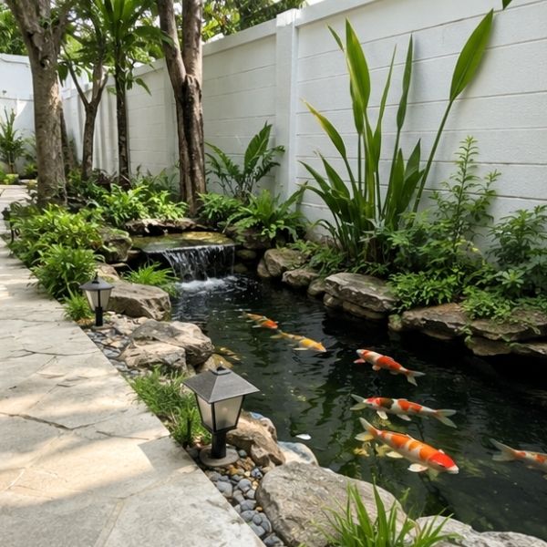 ผลงานจัดสวนหน้าบ้าน StoneFalls #12