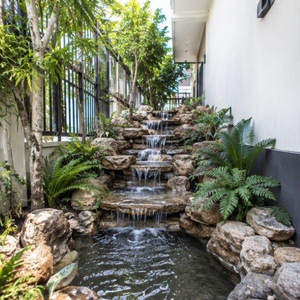 ผลงานจัดสวนหน้าบ้าน StoneFalls #22