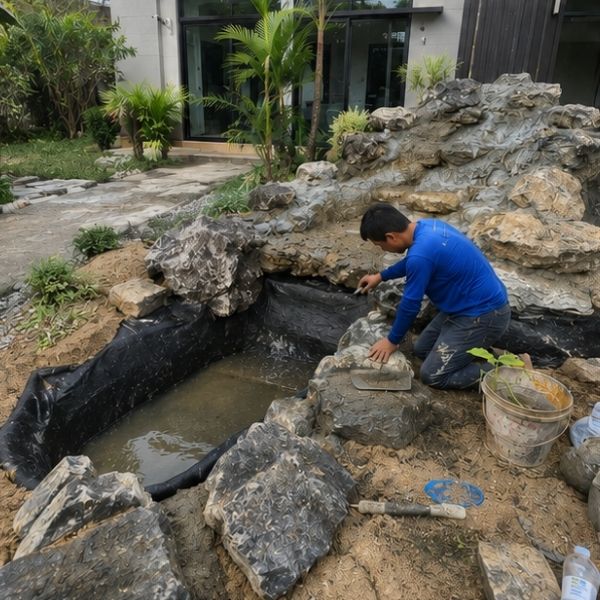 ผลงานสวนรีสอร์ท StoneFalls #27