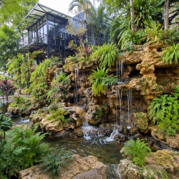 ผลงานจัดสวนหน้าบ้าน StoneFalls #32