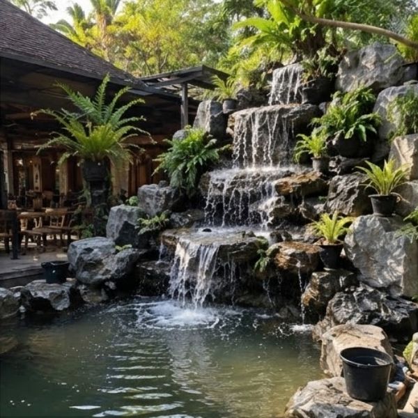 ผลงานสวนหินโมเดิร์น StoneFalls #35