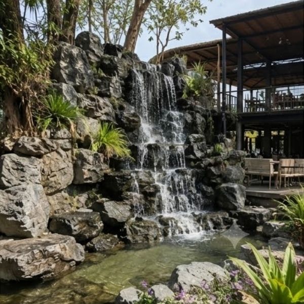 ผลงานบ่อน้ำล้น StoneFalls #38