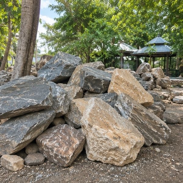 ผลงานจัดสวนโมเดิร์น StoneFalls #39