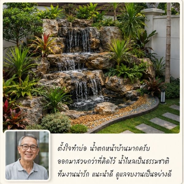 รีวิวลูกค้า StoneFalls คุณเบญจมาศ