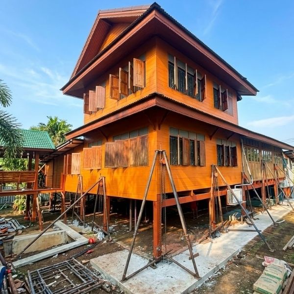ผลงานยกบ้านหนีน้ำท่วม HouseLift #17