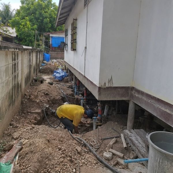 ปรับระดับบ้าน แก้บ้านต่ำกว่าถนน โดย HouseLift