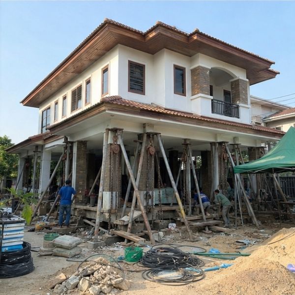 ผลงานแก้บ้านเอียง HouseLift #36