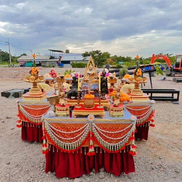 ตั้งศาลเทพารักษ์-ศาลตายาย ThaiCeremony #17