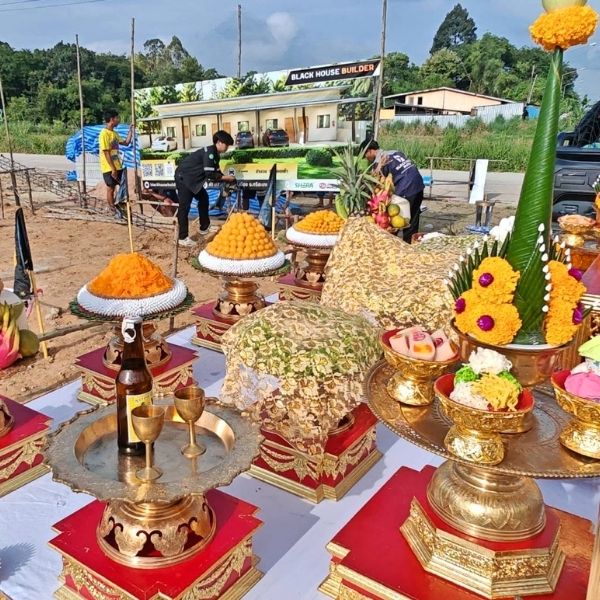 ยกเสาเอก-ลงเสาเข็ม ThaiCeremony #18