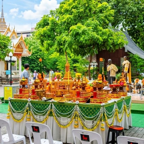 บายศรี-เครื่องสังเวยครบชุด ThaiCeremony #32