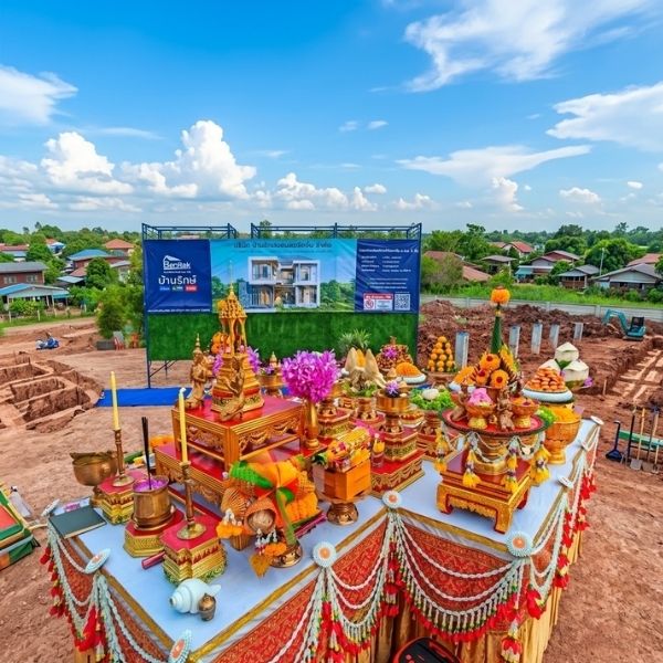 ตั้งศาลพระภูมิ ThaiCeremony #45