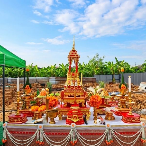 ตั้งศาลเทพารักษ์-ศาลตายาย ThaiCeremony #46