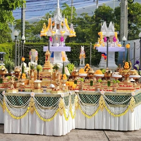 บายศรี-เครื่องสังเวยครบชุด ThaiCeremony #9