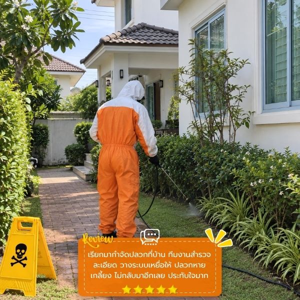 รีวิวลูกค้าผลงานกำจัดปลวก TermiteGuard #51