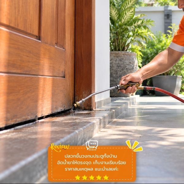 รีวิวลูกค้าผลงานกำจัดปลวก TermiteGuard #52