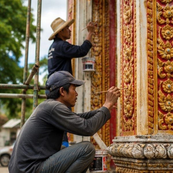 ผลงานงานปูนปั้น โดย TempleCare