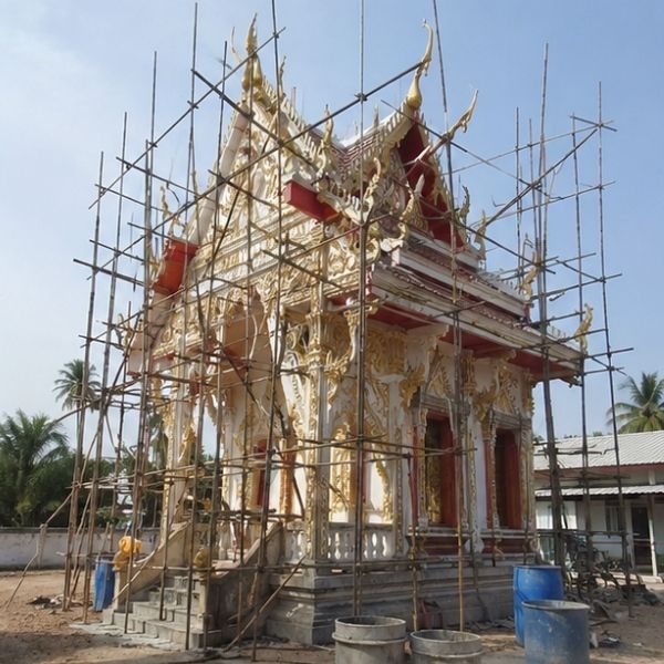 ผลงานซ่อมรั้ววัด โดย TempleCare