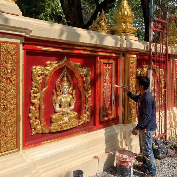 ผลงานซ่อมศาลาการเปรียญ โดย TempleCare