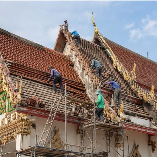 ผลงานทาสีวัด โดย TempleCare