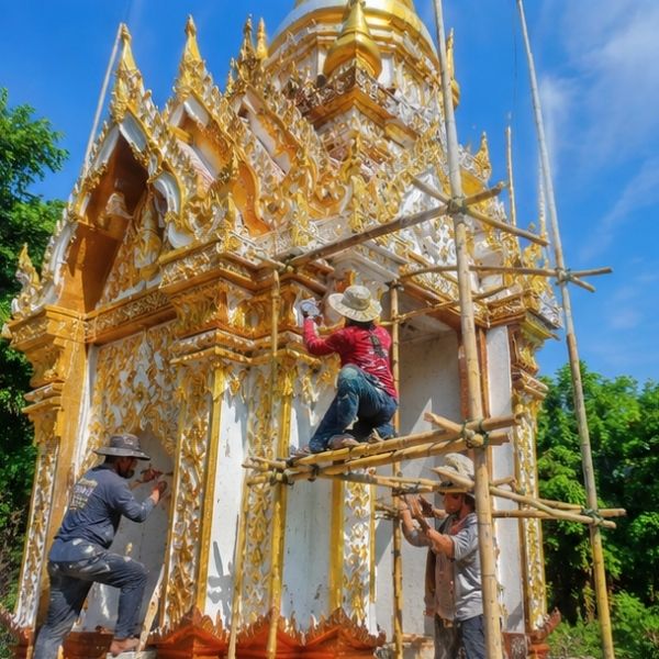 ผลงานงานปูนปั้น โดย TempleCare