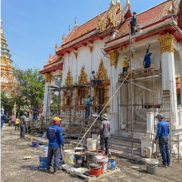 ผลงานซ่อมวิหาร โดย TempleCare
