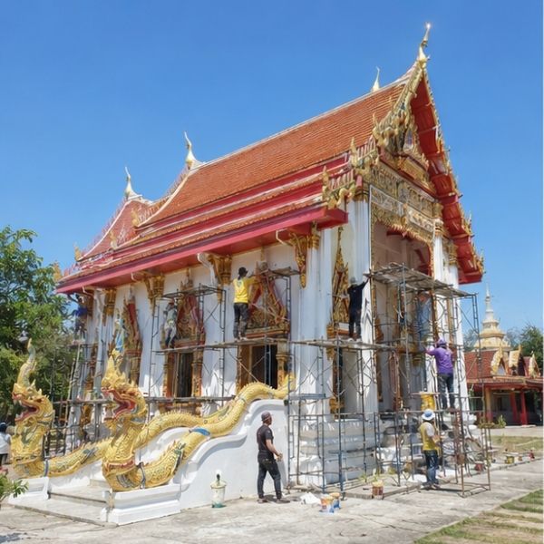 ผลงานซ่อมศาลาการเปรียญ โดย TempleCare