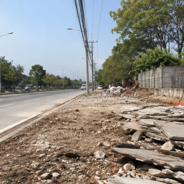 ผลงานขนเศษวัสดุก่อสร้าง JunkAway รับขนขยะ ขนของเก่า
