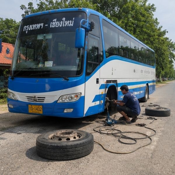 ผลงานปะยางนอกสถานที่ TireRescue #12