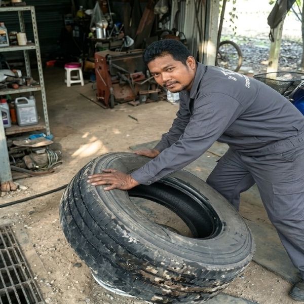 ปะยางรถใหญ่ทุกประเภท TireRescue