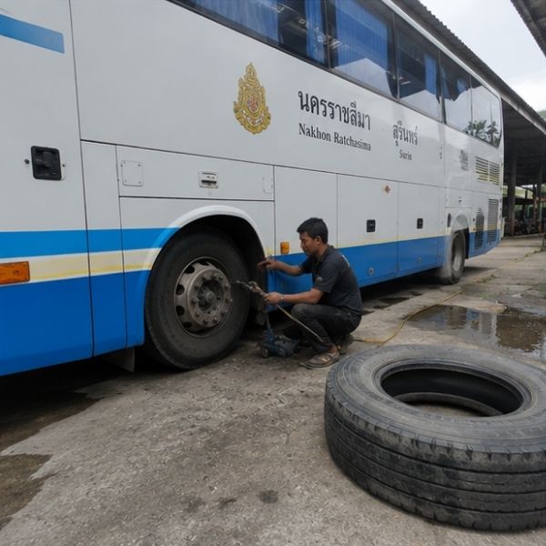 ปะยางรถบรรทุกนอกสถานที่ TireRescue #26