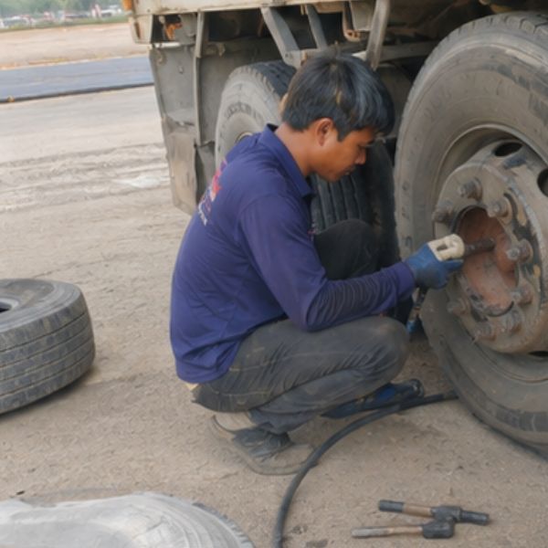 ปะยางรถบัส-รถตู้ TireRescue #28
