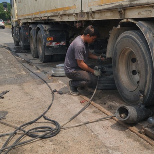 ปะยางรถใหญ่ทุกประเภท TireRescue