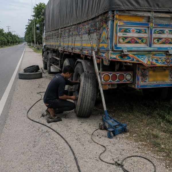 ปะยางรถสิบล้อ-รถพ่วง TireRescue #45