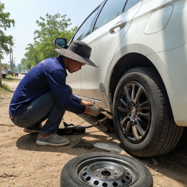 ปะยางรถใหญ่ทุกประเภท TireRescue