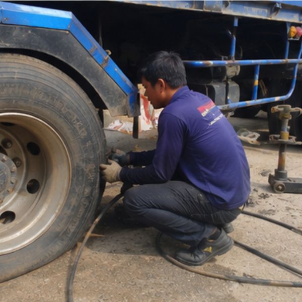 ปะยางรถบัส-รถตู้ TireRescue #6