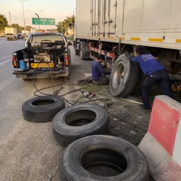 เปลี่ยนยางนอกสถานที่ TireRescue #7
