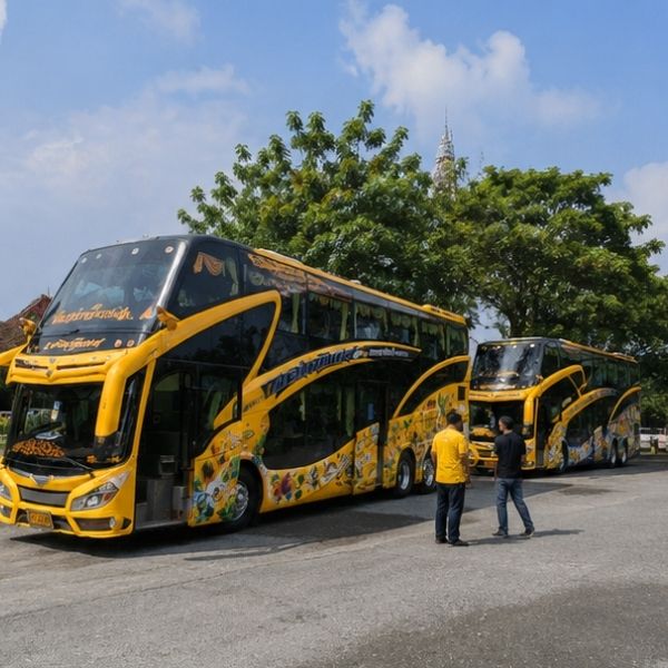 รถบัส VIP เดินทางต่างจังหวัดข้ามภาคพร้อมคนขับ