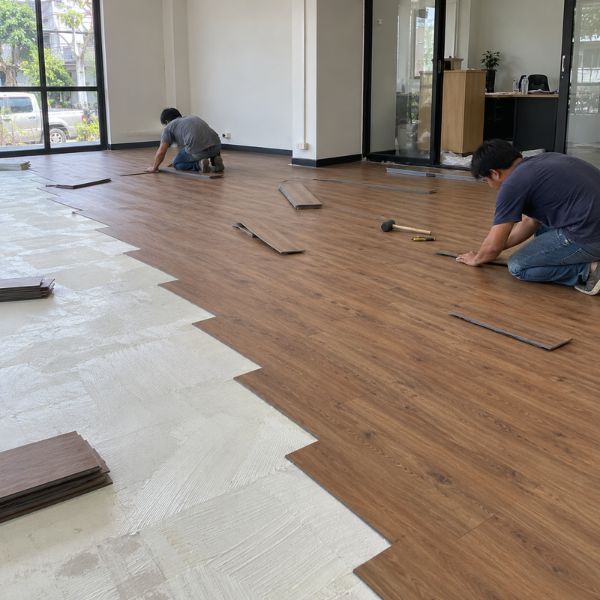 พื้นไวนิลลายไม้ VinylFloorPro #23