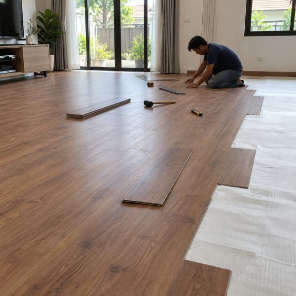 งานรีโนเวทพื้น VinylFloorPro #28
