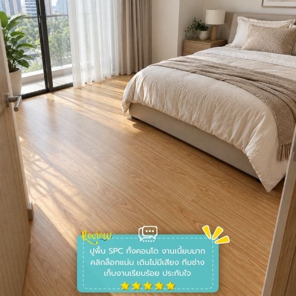รีวิวลูกค้าผลงานปูพื้น VinylFloorPro #51