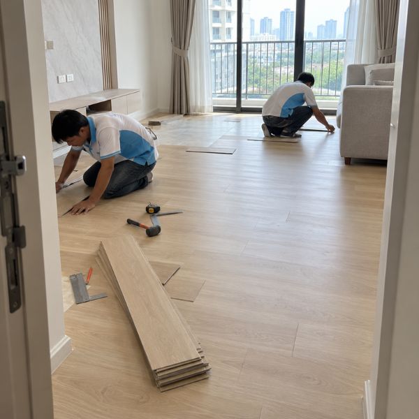 ปูพื้นร้านค้า VinylFloorPro #7