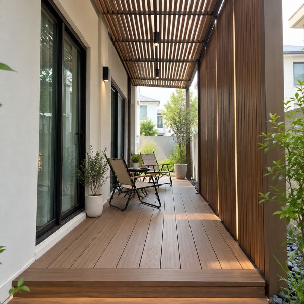 พื้นสวนไม้เทียม WoodWorks #13