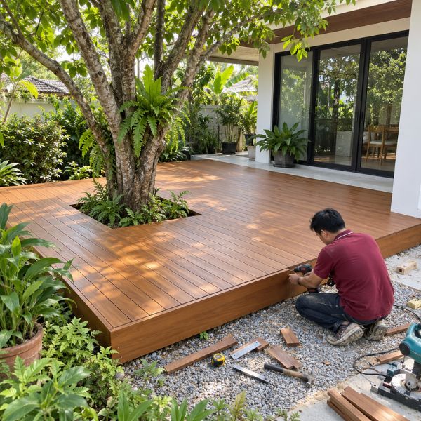 ฝ้าชายคาไม้เทียม WoodWorks #16