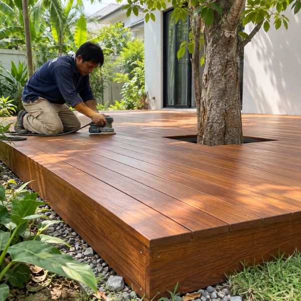 งานตกแต่งภายนอกไม้เทียม WoodWorks #18