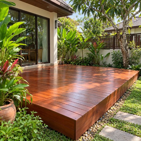 ผลงานปูพื้นไม้เทียม WoodWorks #31