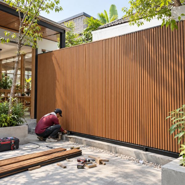 พื้นสวนไม้เทียม WoodWorks #33