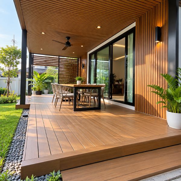 ระแนงบังตาไม้เทียม WoodWorks #35